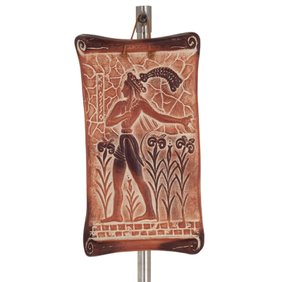 Prince Wall Hanging Plaques 16x12cm Decorative with Handmade Finish, Wall Mounted Decorative Ceramics 1 - grifon.se 