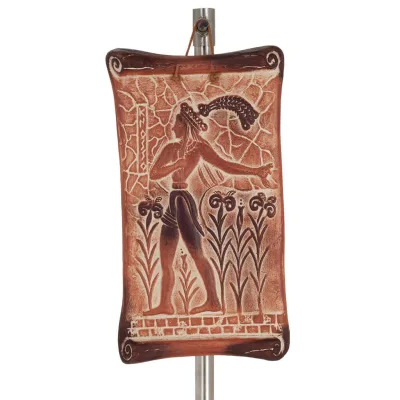 Prince Wall Hanging Plaques 16x12cm Decorative with Handmade Finish, Wall Mounted Decorative Ceramics 1 - grifon.se 