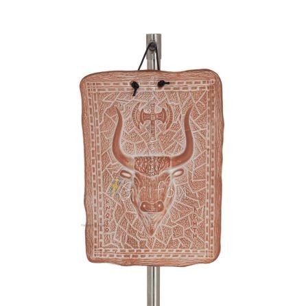 Plaques wall hanging Bulls head 17x23cm decorative with Handmade finish, wall-mounted Decorative Ceramics 1 - grifon.se