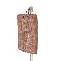 Plaques wall hanging Bulls head 17x23cm decorative with Handmade finish, wall-mounted Decorative Ceramics 2 - grifon.se 