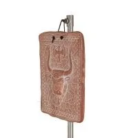 Plaques wall hanging Bulls head 17x23cm decorative with Handmade finish, wall-mounted Decorative Ceramics 2 - grifon.se 