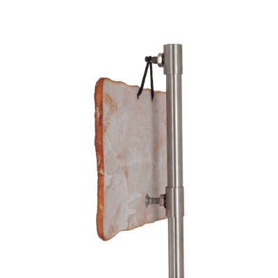 Vägghängande plaketter ljusblå dam 11x18cm dekorativ med handgjord finish, väggmonterad Dekorativ keramik 4 - grifon.se 