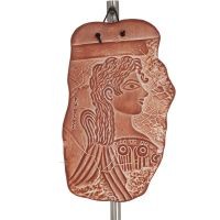 Parisian wall hanging plates 19x11cm decorative with Handmade finish, wall-mounted Decorative Ceramics 1 - grifon.se 