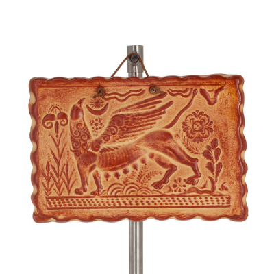 Grypas shape wall hanging plates 17x12cm decorative with Handmade finish, wall-mounted Decorative Ceramics 1 - grifon.se 