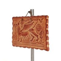 Grypas shape wall hanging plates 17x12cm decorative with Handmade finish, wall-mounted Decorative Ceramics 2 - grifon.se 