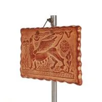 Grypas shape wall hanging plates 17x12cm decorative with Handmade finish, wall-mounted Decorative Ceramics 2 - grifon.se 
