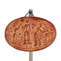 Minoan wall hanging plaques 12x17cm decorative with Handmade finish, wall-mounted Decorative Ceramics 1 - grifon.se 