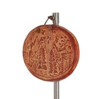 Minoan wall hanging plaques 12x17cm decorative with Handmade finish, wall-mounted Decorative Ceramics 2 - grifon.se 