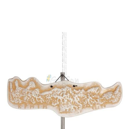 HÃ¤ngande vÃ¤ggplattor Kreta 12x36cm dekorativa med Handgjord finish, vÃ¤ggmonterad Dekorativ keramik 1 - grifon.se 