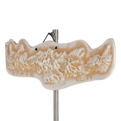 Hanging wall plates Crete 12x36cm decorative with Handmade finish, wall-mounted Decorative Ceramics 2 - grifon.se 