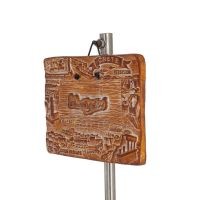 Plattor vÃ¤gghÃ¤ngande Kreta med landskap 11x14cm dekorativa med handgjord finish, vÃ¤ggmonterad Dekorativ keramik 2 - grifon.se 