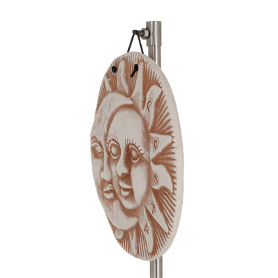Wall Hanging Plaques, Sun Moon 20cm Decorative with Handmade Finish, Wall Mounted Decorative Ceramics 3 - grifon.se 