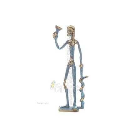 Asclepius: The God of Medicine, Figurine 24x10cm Full Body Bronze Decorative Statue, Ancient Greece Bronze 1 - grifon.se 