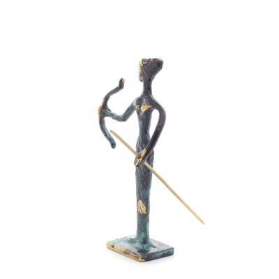 Artemis: The goddess of the hunt, the moon, protector of small children and animals sculpture 14x10cm Bronze decoration Bronze 2