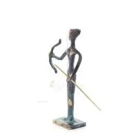 Artemis: Jaktens gudinna, månen, beskyddare av små barn och djur skulptur 14x10cm Bronsdekoration Brons 2 - grifon.se 