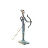 Artemis: Jaktens gudinna, månen, beskyddare av små barn och djur skulptur 14x10cm Bronsdekoration Brons 5 - grifon.se 