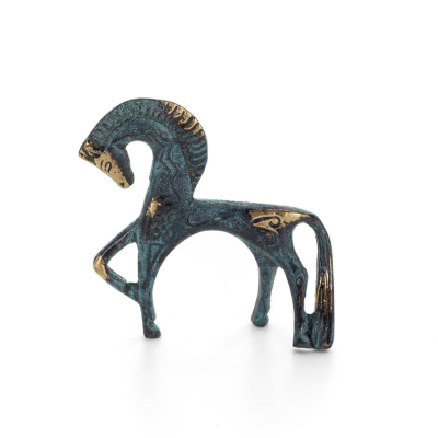 Horse or Steed: irrational, silent but full of fire, energy, motion, 7cm full-body statue, miniature, bronze decorative Bronze 1