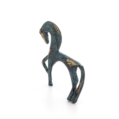 Horse or Steed: irrational, silent but full of fire, energy, motion, 7cm full-body statue, miniature, bronze decorative Bronze 2