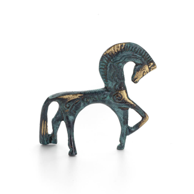 Horse or Steed: irrational, silent but full of fire, energy, motion, 7cm full-body statue, miniature, bronze decorative Bronze 4
