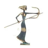 Artemis: Jaktens gudinna, månen, beskyddare av små barn och djur skulptur 205x12cm Bronsdekoration Brons 1 - grifon.se 