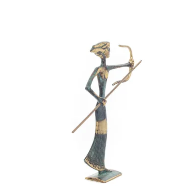 Artemis: The goddess of the hunt, the moon, protector of small children and animals sculpture 205x12cm Bronze decoration Bronze 