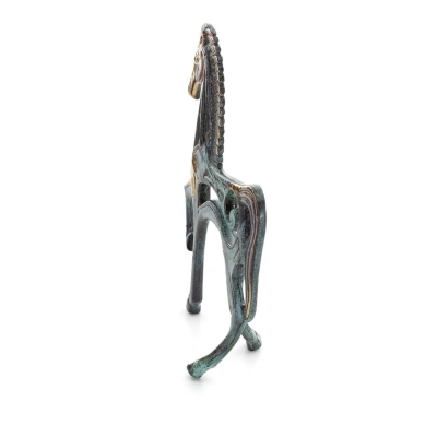 Archaic Horse or Horse: irrational, silent, full of fire, energy, motion, 15 cm inspired by sculpture, statuette, Bronze Bronze 