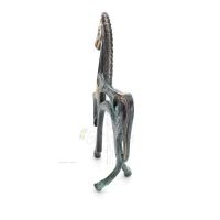Archaic Horse or Horse: irrational, silent, full of fire, energy, motion, 15 cm inspired by sculpture, statuette, Bronze Bronze 