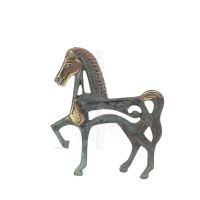 Archaic Horse or Horse: irrational, silent, full of fire, energy, motion, 20 cm inspired by sculpture, statuette, Bronze Bronze 