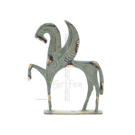 Pegasus, symbol för frihet, energi och inspiration, 23cm, statyett med bas, dekorativ brons Brons 1 - grifon.se 