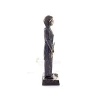 Δήμητρα: Η θεά της γεωργίας, της συγκομιδής, της γονιμότητας 19χ12εκ Ολόσωμο άγαλμα Μπρούτζινο διακοσμητικό, αρχαία Ελλάδα Μπρού