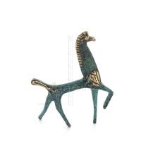 Horse or Steed: irrational, silent yet full of fire, energy, motion, 10cm, miniature statuette, bronze decorative Bronze 3 - gri