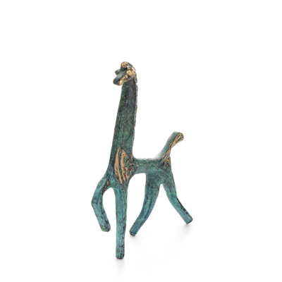 Horse or Steed: irrational, silent yet full of fire, energy, motion, 10cm, miniature statuette, bronze decorative Bronze 5 - gri
