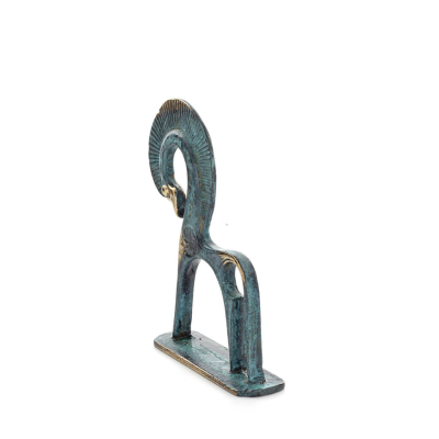 Horse or Steed: irrational, silent yet full of fire, energy, motion, 11 cm base - a bronze decorative statuette Bronze 2 - grifo