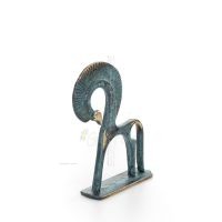Horse or Steed: irrational, silent yet full of fire, energy, motion, 11 cm base - a bronze decorative statuette Bronze 5 - grifo
