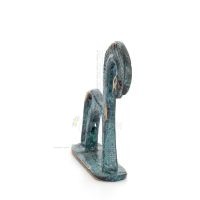 Horse or Steed: irrational, silent yet full of fire, energy, motion, 7 cm, miniature, with base - a bronze decorative statuette 
