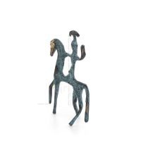 Athena eller Athana eller Athene: Gudinnan av visdom med HÃ¤st eller Pegasus 12cm Helfigur bronsstaty, antika Grekland dekorat Br