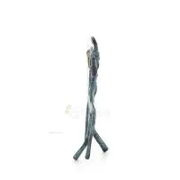 Athena or Athana or Athene: The goddess of wisdom with Horse or Pegasus 12cm Full-body bronze statue, ancient Greece decorati Br