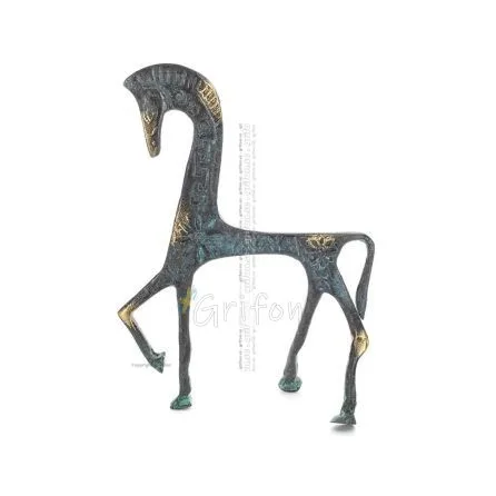 Horse or Steed: irrational, silent yet full of fire, energy, motion, 17cm, statuette, bronze decorative Bronze 1 - grifon.se 