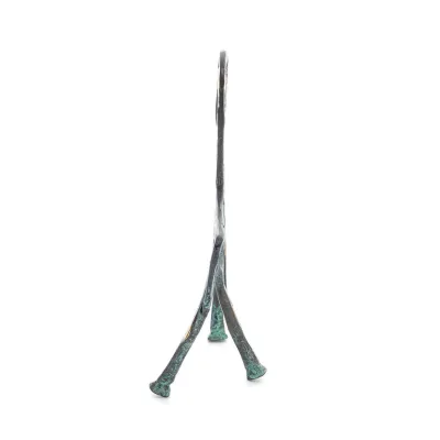 Häst eller Ståtlig häst: irrationell, tyst men full av eld, energi, rörelse, 17 cm, statyett, bronsdekoration Brons 2 - grifon.s