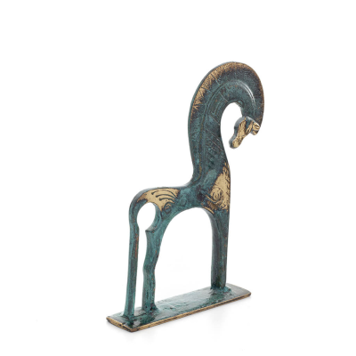 Horse or Steed: irrational, silent yet full of fire, energy, motion, 17cm base - a bronze decorative statuette Bronze 3 - grifon