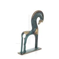 Horse or Steed: irrational, silent yet full of fire, energy, motion, 17cm base - a bronze decorative statuette Bronze 3 - grifon