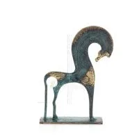 Horse or Steed: irrational, silent yet full of fire, energy, motion, 17cm base - a bronze decorative statuette Bronze 4 - grifon
