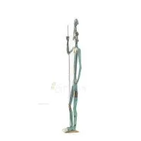 Achilles: den osårbara krigaren och kungen av Myrmidonerna 42 cm helkroppsstaty bronsprydnad, antikens Grekland Brons 2 - grifon