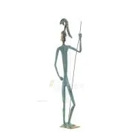 Achilles: den osårbara krigaren och kungen av Myrmidonerna 42 cm helkroppsstaty bronsprydnad, antikens Grekland Brons 4 - grifon