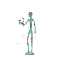 Asclepius: Medicinens gud, 24 cm helkroppsstaty Brons Ornament, antikens Grekland Brons 1 - grifon.se 