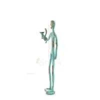 Asclepius: Medicinens gud, 24 cm helkroppsstaty Brons Ornament, antikens Grekland Brons 2 - grifon.se 