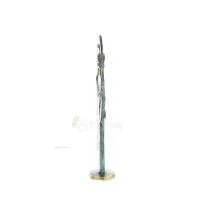Athena or Athana or Athene: The goddess of wisdom with a helmet, shield & an owl in her hand 22 cm Full-body statue Bronze decor