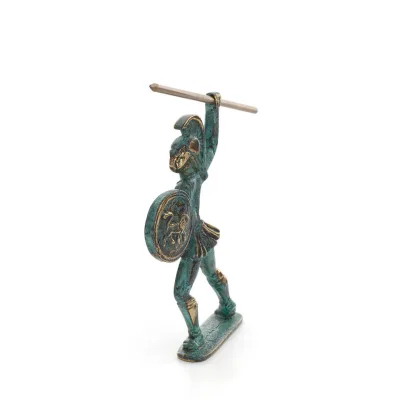 Achilles: the Invulnerable Warrior and King of the Myrmidons 10cm Full Body Statue Bronze Ornament, Ancient Greece Bronze 3 - gr