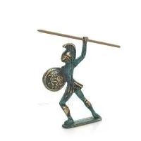 Achilles: the Invulnerable Warrior and King of the Myrmidons 10cm Full Body Statue Bronze Ornament, Ancient Greece Bronze 4 - gr