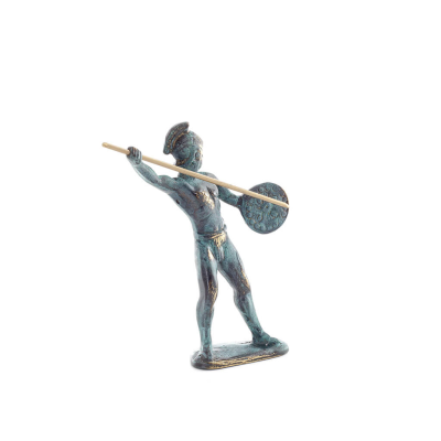 Achilles: the Invulnerable Warrior and King of the Myrmidons 16cm Full Body Statue Bronze Ornament, Ancient Greece Bronze 6 - gr